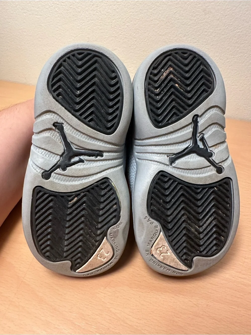 Air Jordan 12 Retro Barons Toddler Shoes Size 6C